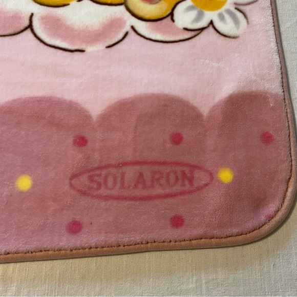 RARE : Vintage Baby Blanket | SOLARON | Size: 110 x 140 CMS - Picture 11 of 12